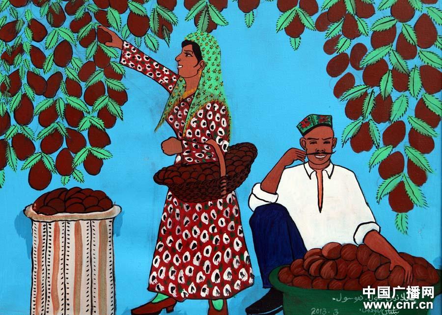 新疆农民画系列之三:生产劳动