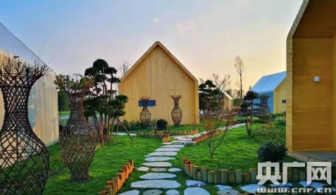 张河果园子社区特色民宿.(新津县委宣传部 供图)