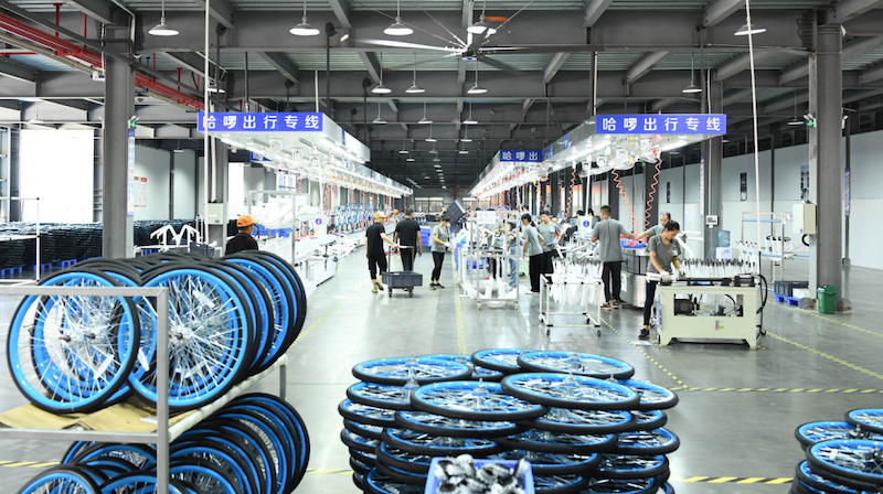 一辆好骑单车是怎么造出来的?哈啰在佛山举办工厂开放日