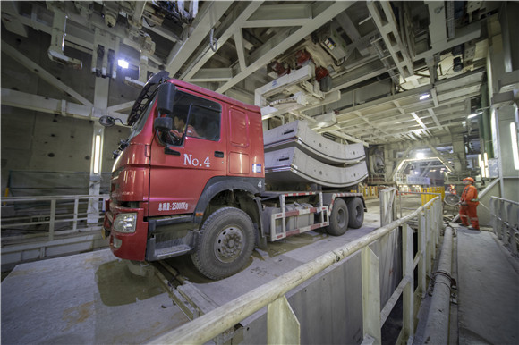 北横通道盾构管片运输