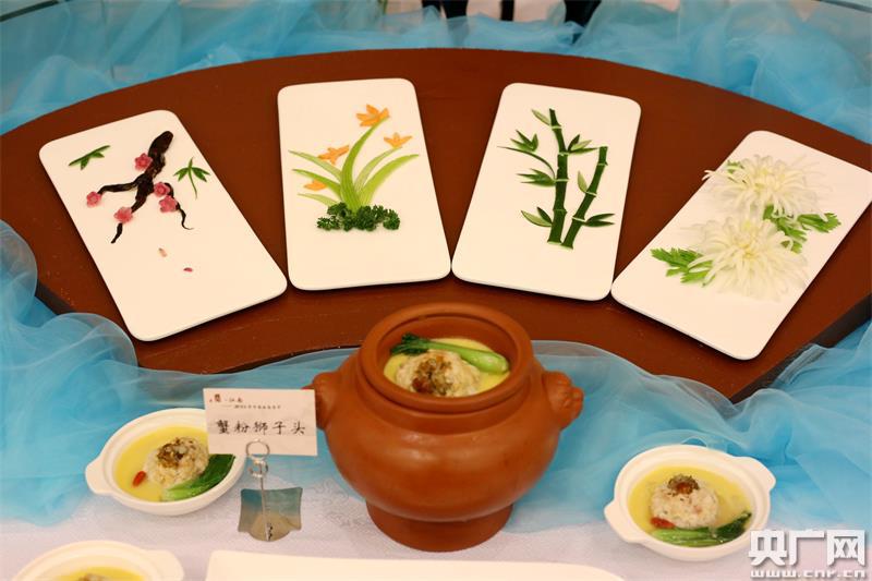 扬州三头宴(央广网发 华东师范大学 供图)