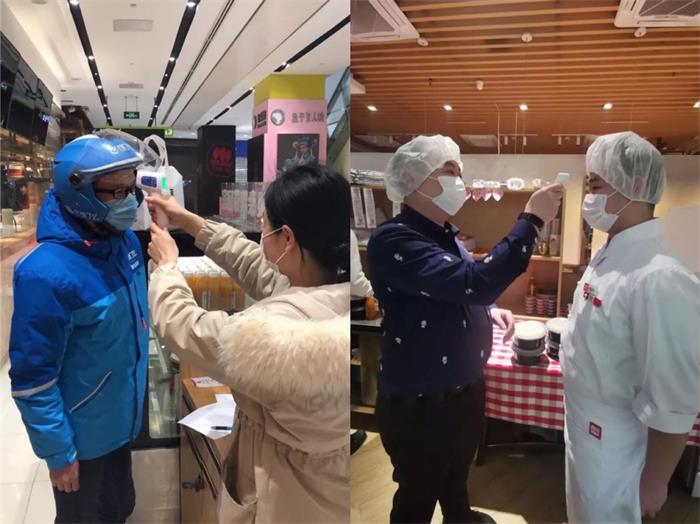 餐盒已消毒骑手体温正常上海外卖推安心贴一目了然