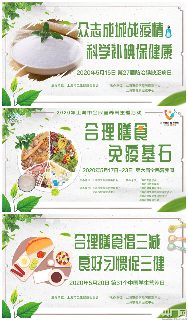 "全民营养周"疫情期间怎么保持营养合理?