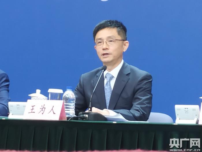 上海市长宁区委书记王为人(央广网记者 林馥榆 摄)