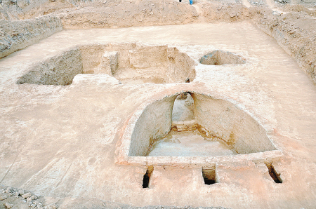 西安发现唐代大规模窑遗址 保存完好罕见(组图)