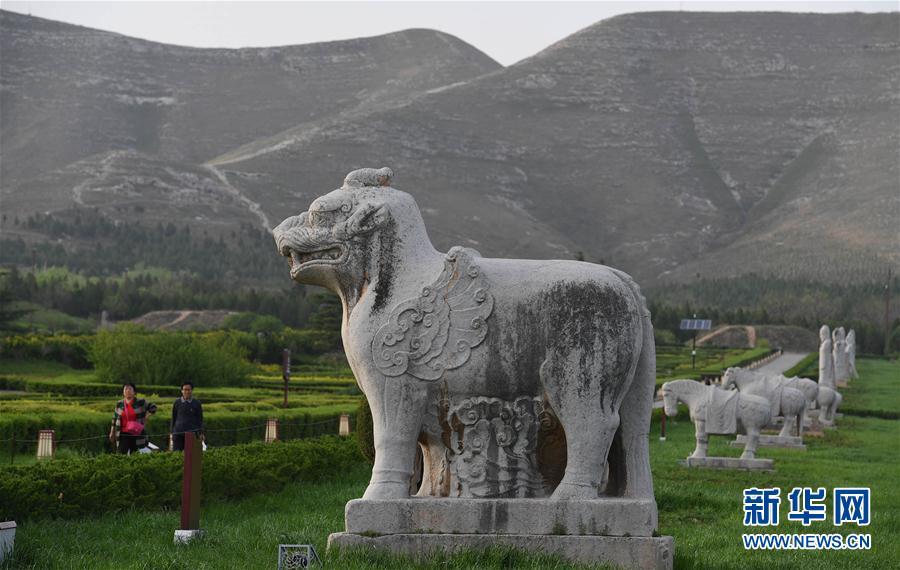 唐桥陵:盛唐石刻"露天博物馆"