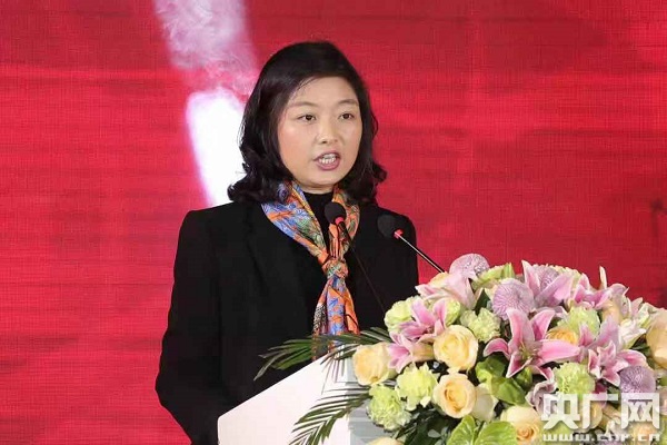 西安银桥乳业集团总经理刘萍致辞