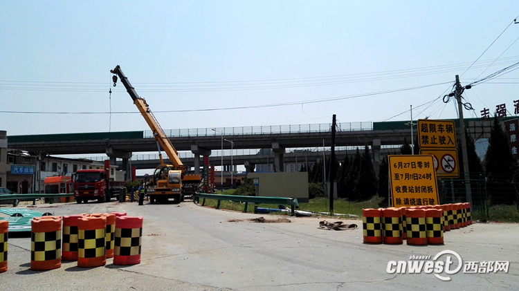 西铜一级公路聂冯,梁村收费站拆除后将建立交桥