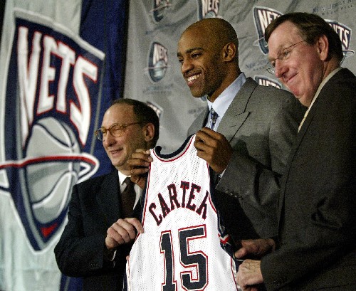 文斯·卡特加盟新泽西网队