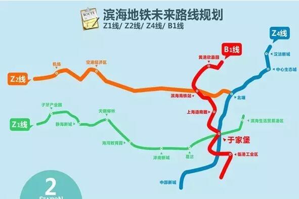 天津地铁新规划 直达多个重点发展区域
