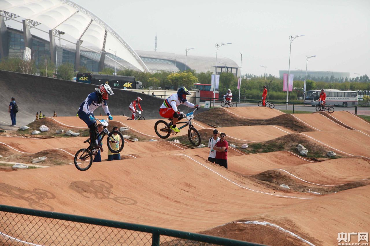 图说全运|十三运bmx小轮车场地测试