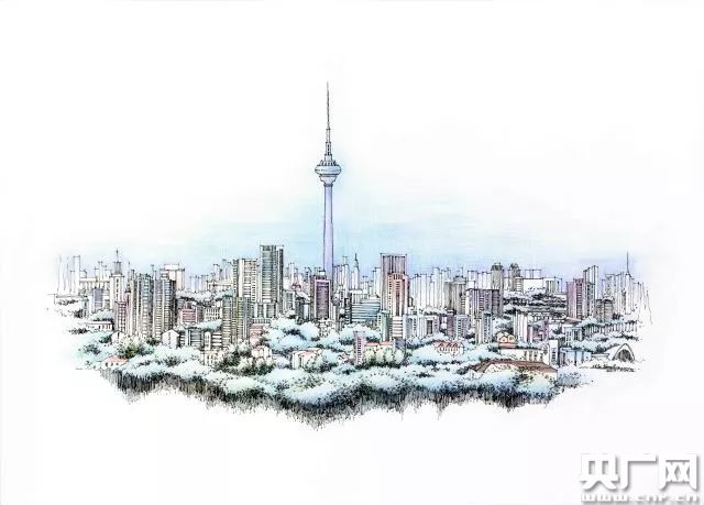 天美·日新|天津美术学院学子钢笔画作品展现"大美天津"