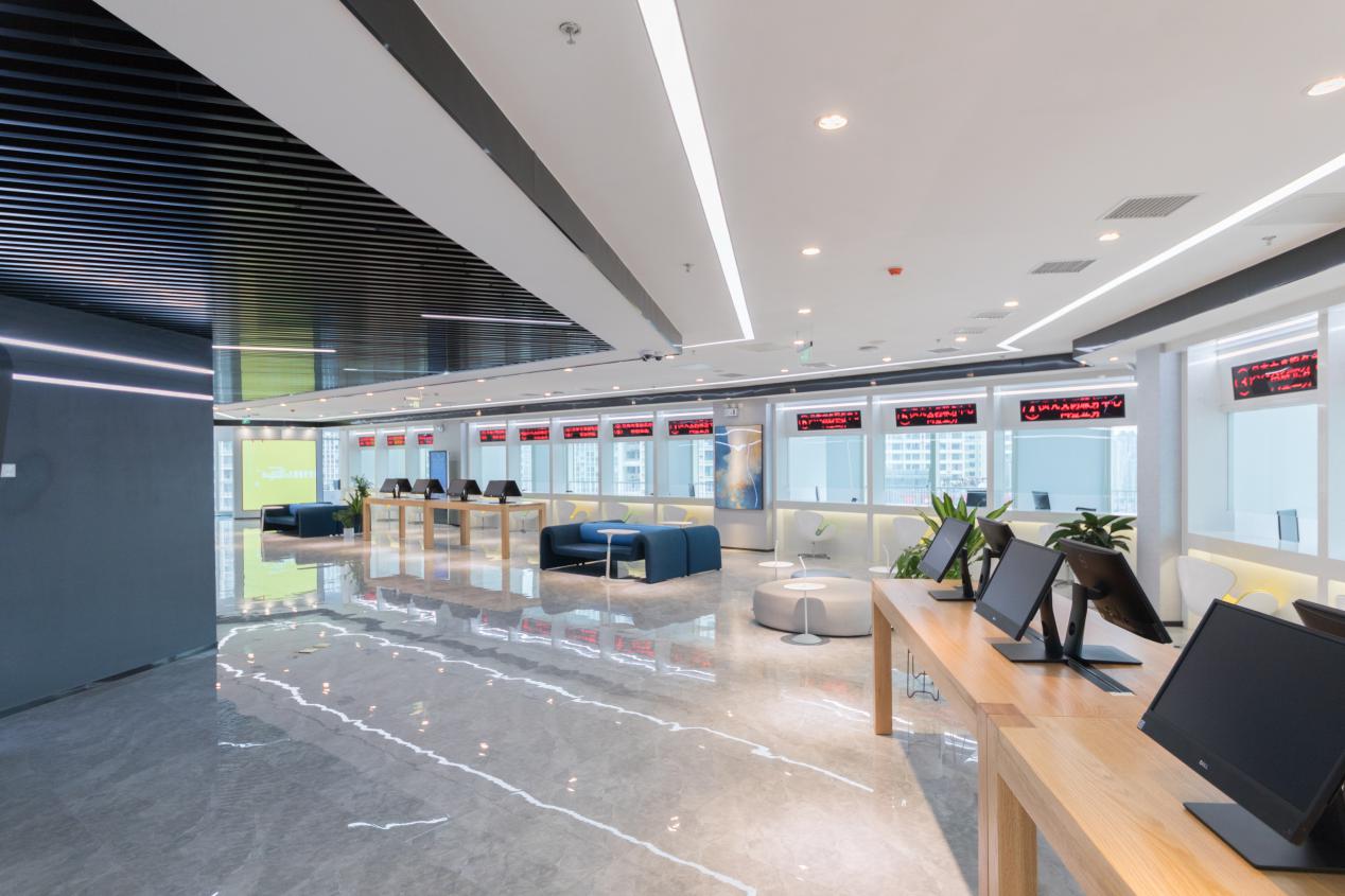 交易服务中心不动产登记业务区域 (央广网发 主办方供图)