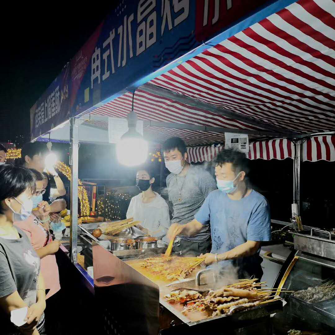 人间最美"烟火气" 天津经济技术开发区昨夜又开夜市