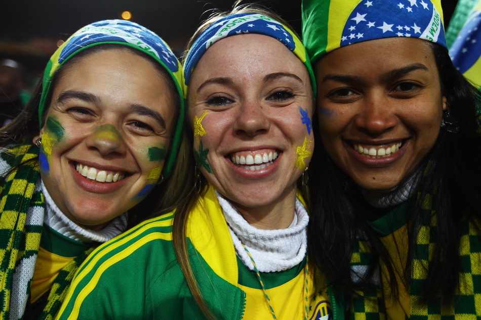 "多彩"的巴西球迷