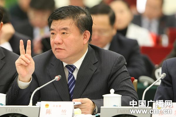 卫生部部长陈竺现场回答提问